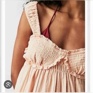 NWOT Free People Blissful Breeze Mini Dress